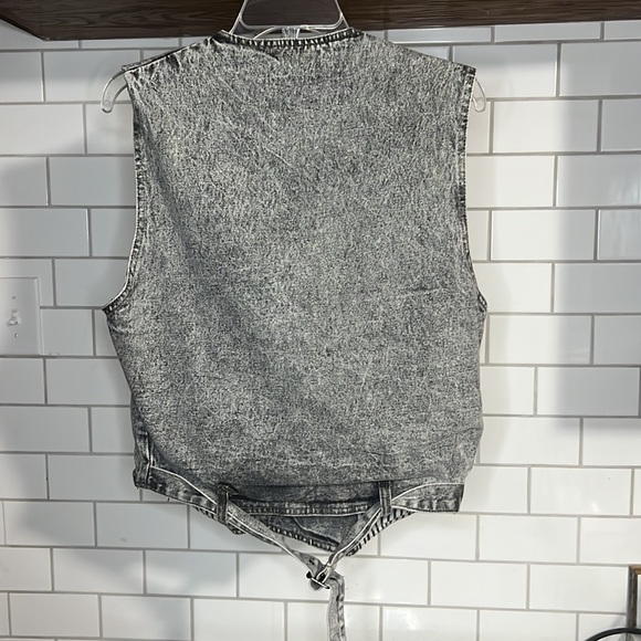 Vintage Code Zero Denim Vest Jacket Size Medium - Picture 8 of 9